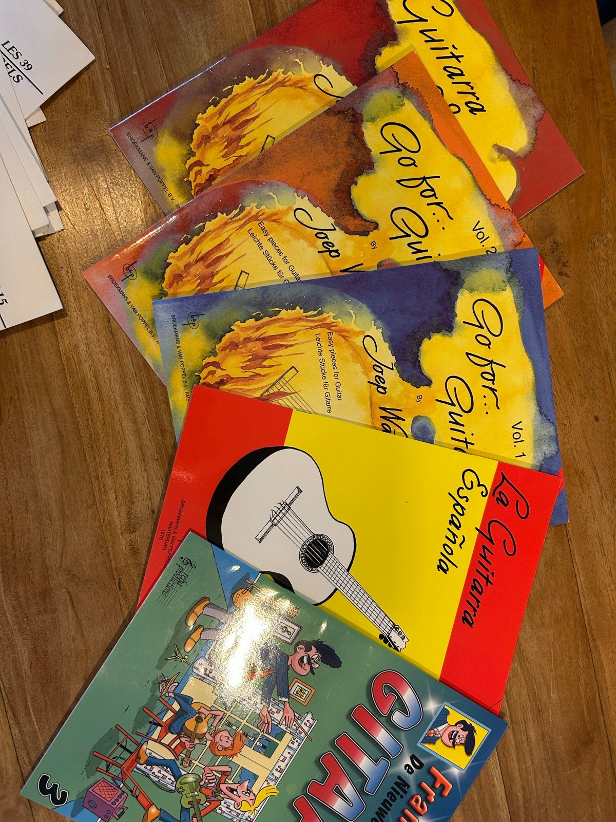 Gitaarboeken: Go for Guitar, La Guitarra Española, Franquin, Muziek en Instrumenten, Bladmuziek, Gebruikt, Les of Cursus, Overige genres