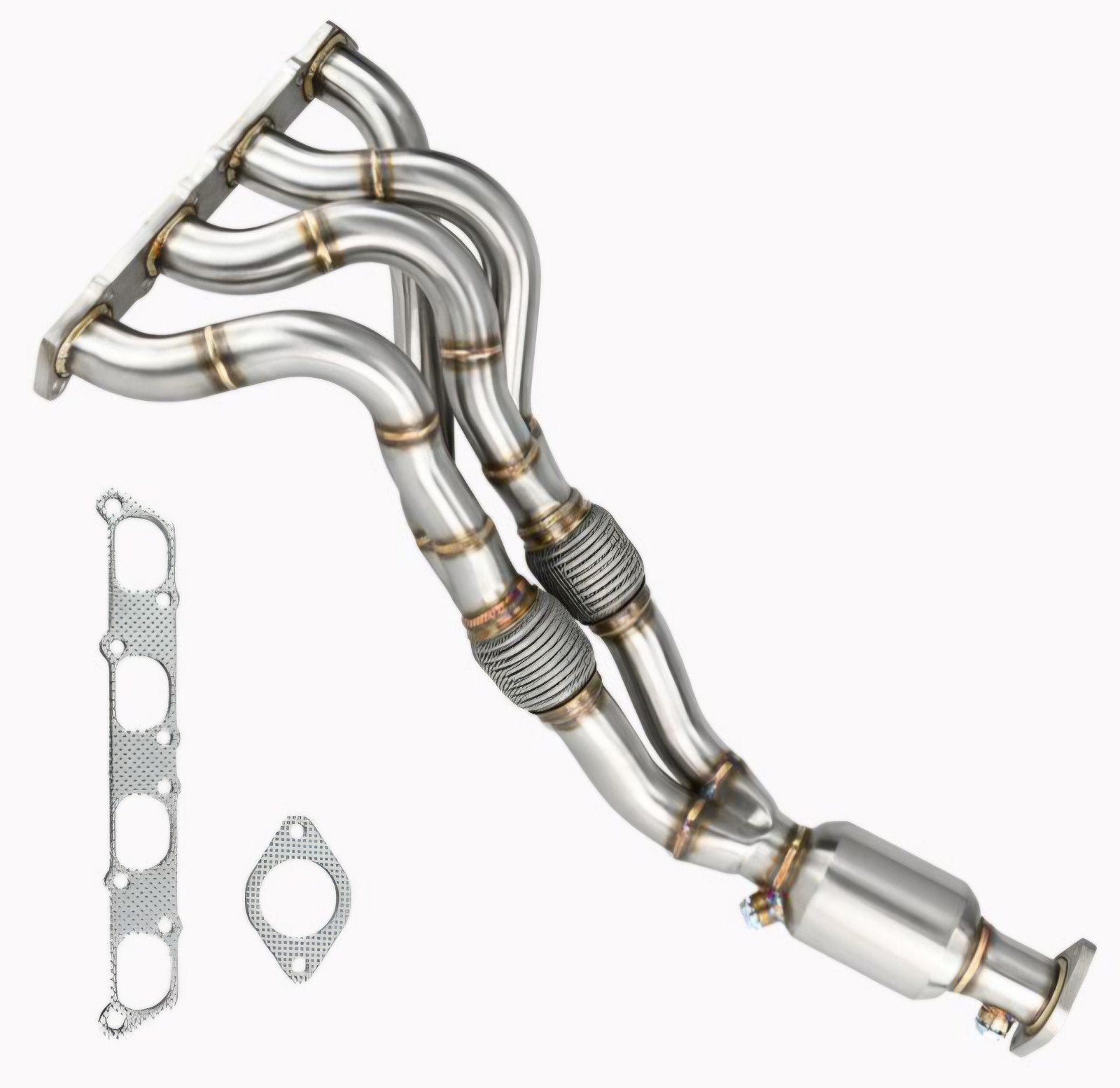 Uitlaat rvs spruitstuk 200 cells MINI R50 / R53 COOPER S ZIE, Ophalen of Verzenden, PERFORMANCE-EXHAUST.NL, INFO@PERFORMANCE-EXHAUST.NL