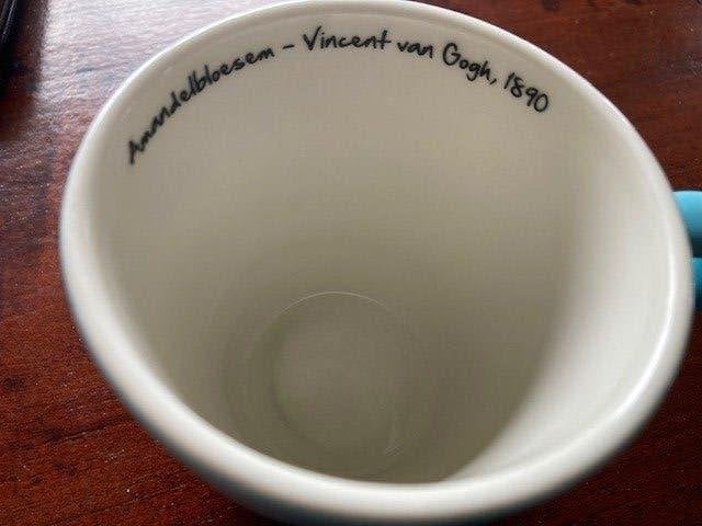 Amandelbloesem van Gogh kopje, Overige merken, Ophalen of Verzenden, Zo goed als nieuw, Overige stijlen