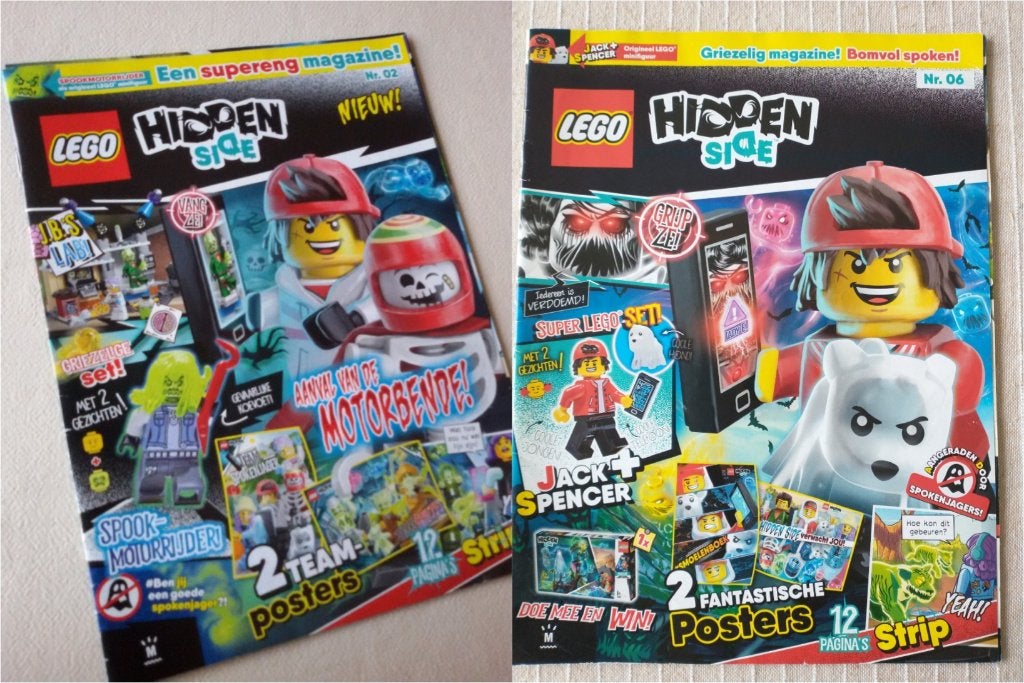LEGO Hidden Side Nr. 2 en Nr. 6, Ophalen of Verzenden, Gelezen, Fictie algemeen
