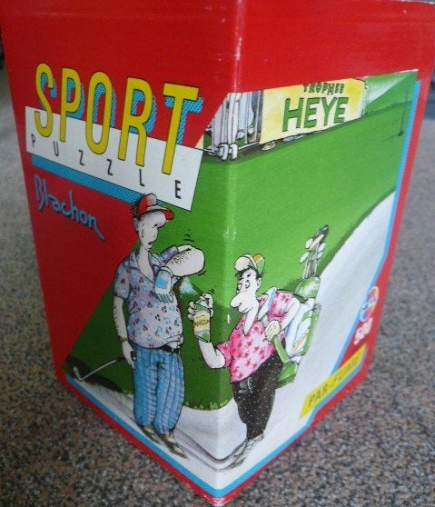 HEYE legpuzzel GOLF sport BLACHON 500 stukjes 3-zijdige doos, Ophalen of Verzenden, 500 t/m 1500 stukjes, Gebruikt, Legpuzzel