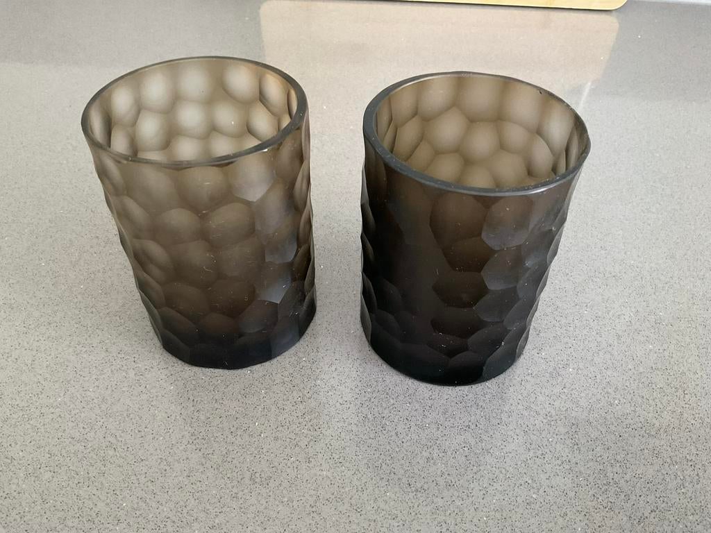 2 Bombyx sfeerlichtjes zgan, Ophalen of Verzenden, Zo goed als nieuw, Overige materialen, Minder dan 25 cm