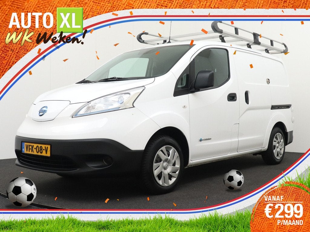 Nissan E-NV200 Business 40 kWh Camera Trekhaak Stoelverw. Na, Gebruikt, Zwart, Wit, Origineel Nederlands