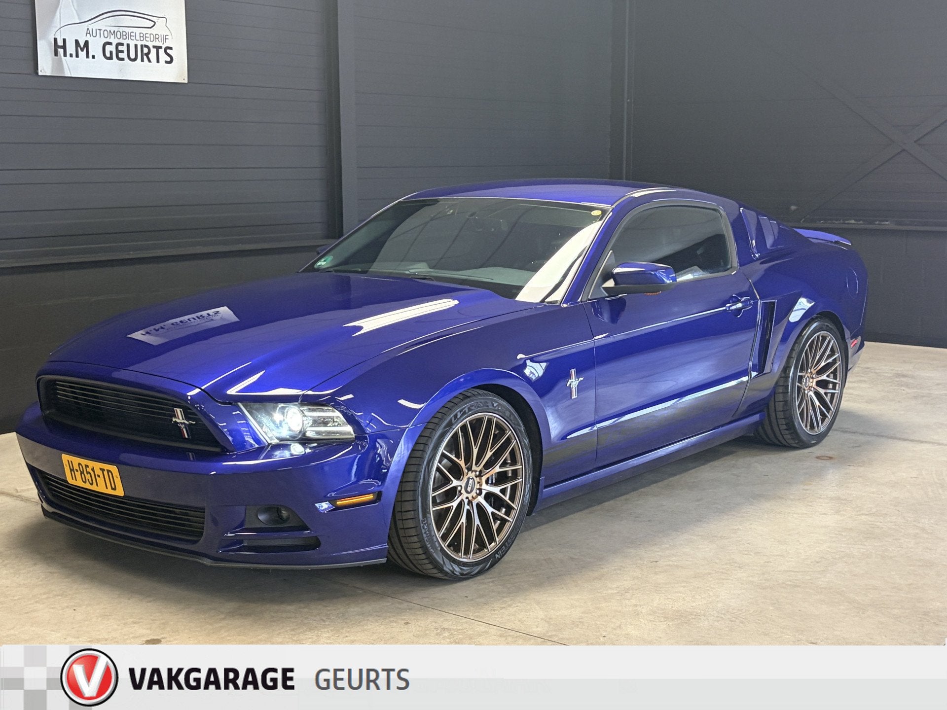 Ford USA Mustang 3.7 V6 | 309PK | Leder | Xenon | LSD, Auto's, Automaat, Gebruikt, Zwart, LED verlichting