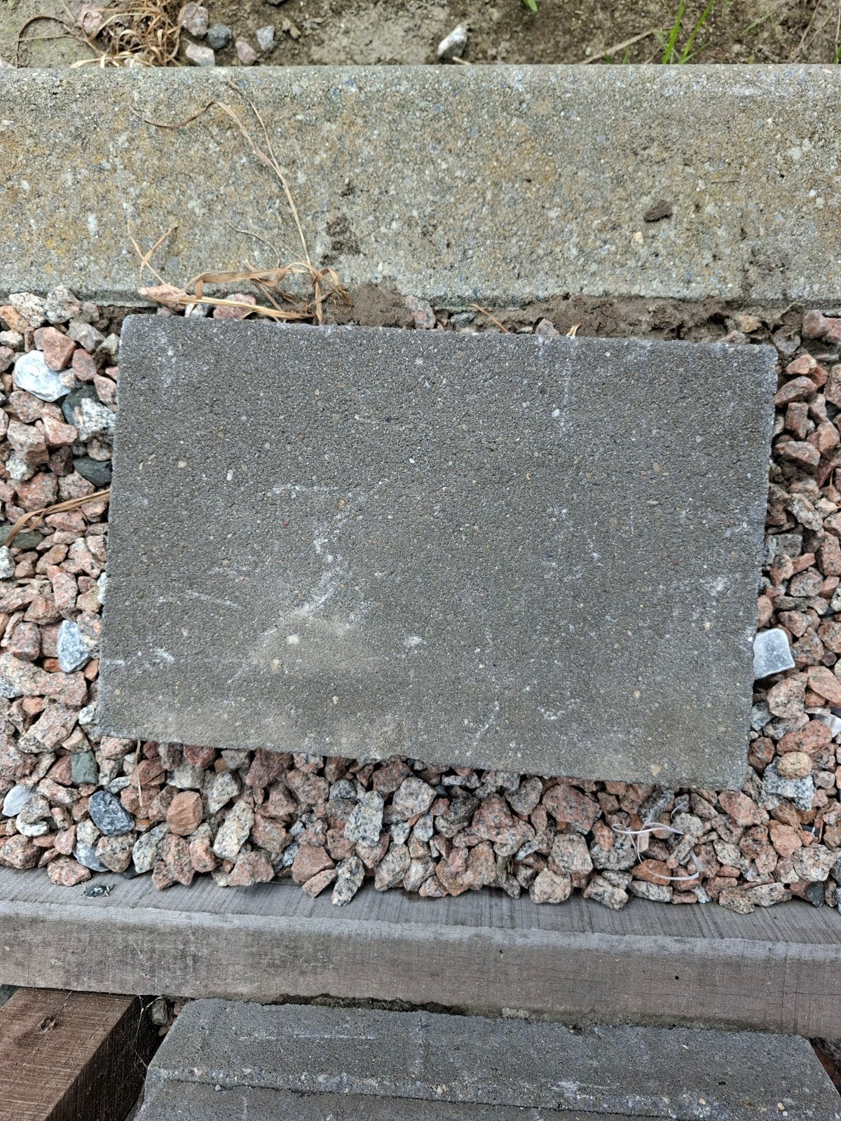 ca 10 m2 betonsteen 20x30x5 cm antraciet gebruikt, Ophalen, Gebruikt, Beton, Klinkers