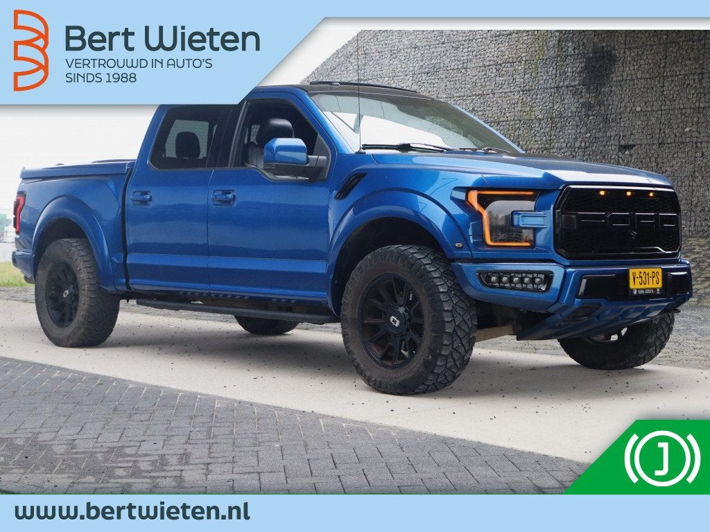 Ford USA F-150 3.5 V6 Raptor | Trekhaak | Schuifdak | Custom, Auto's, Automaat, Dealer onderhouden, Gebruikt, Blauw
