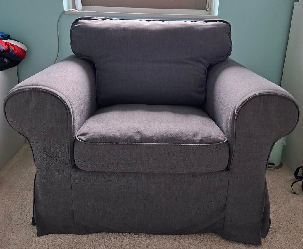 IKEA Ektorp Fauteuil - Zo goed als nieuw, Huis en Inrichting, Ophalen, Modern, Comfortabel, 75 tot 100 cm, Zo goed als nieuw