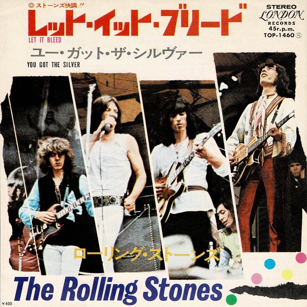 Rolling Stones – Let It Bleed (Japan 1970), Cd's en Dvd's, Vinyl Singles, Gebruikt, Beschermende buitenhoes, Rock en Metal, 7 inch