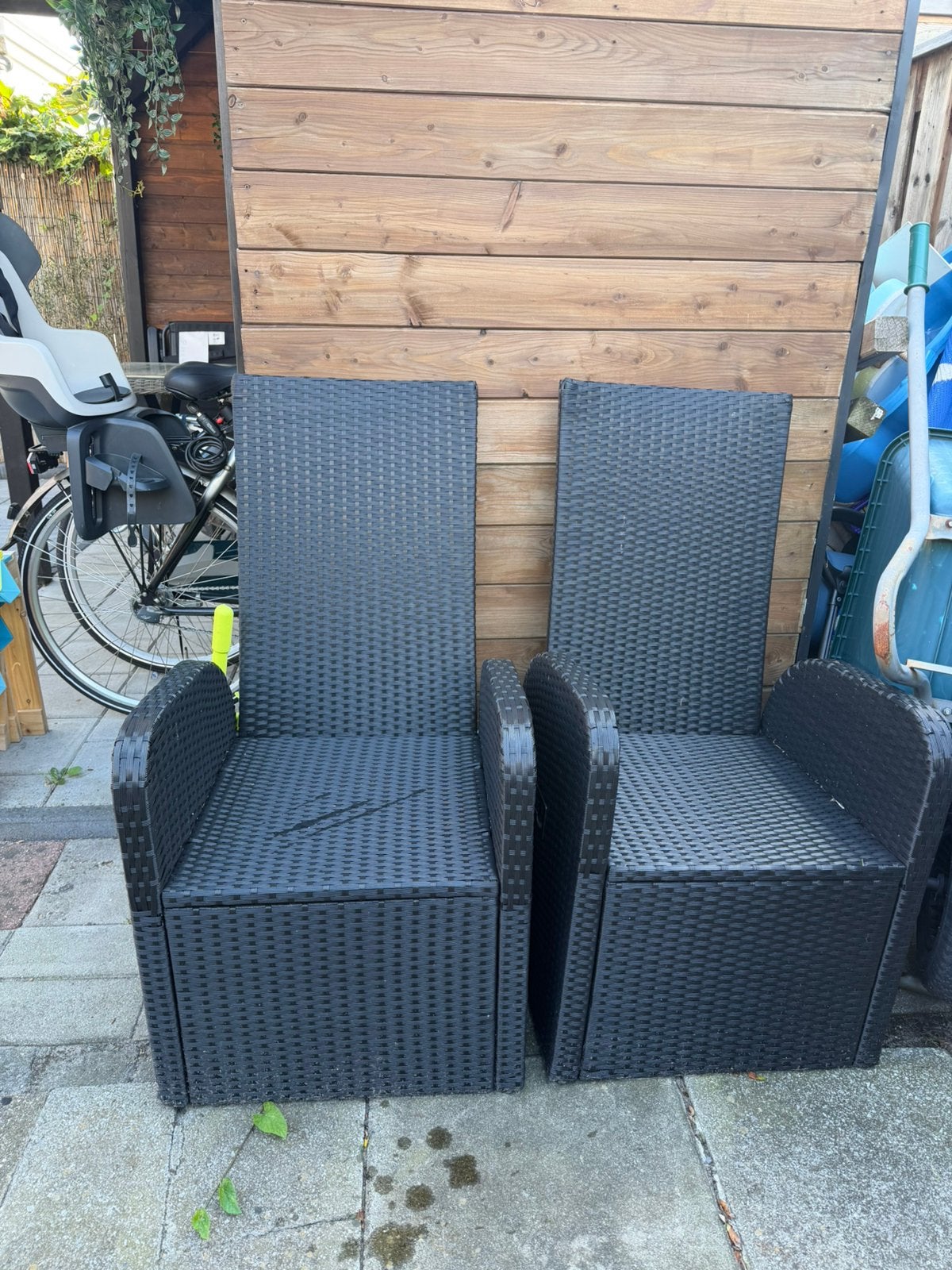 GRATIS (2 tuinstoelen), Tuin en Terras, Ophalen, Gebruikt