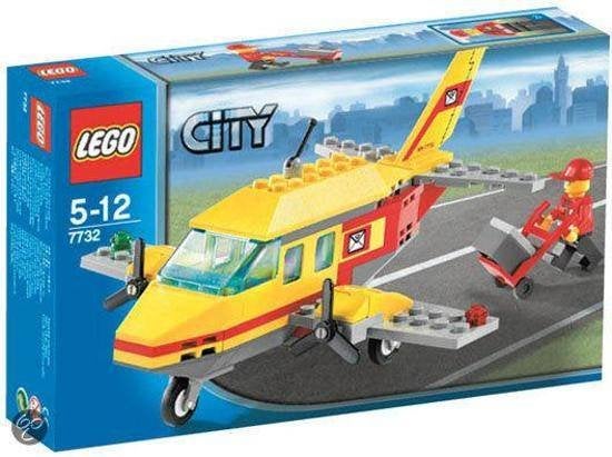Lego City 7732 Postvliegtuig. Complete set., Kinderen en Baby's, Speelgoed | Duplo en Lego, City, Verzenden, Lego, Compleet