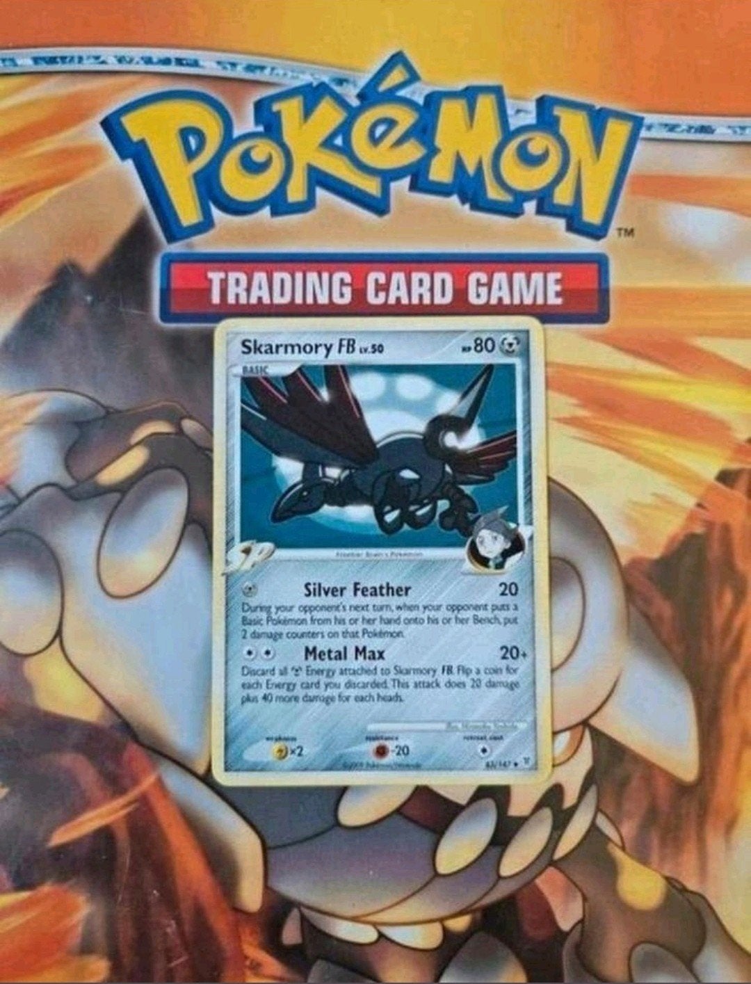 Skarmory 87/147 Platinum Supreme Victors pokemon kaart, Ophalen of Verzenden, Gebruikt, Losse kaart