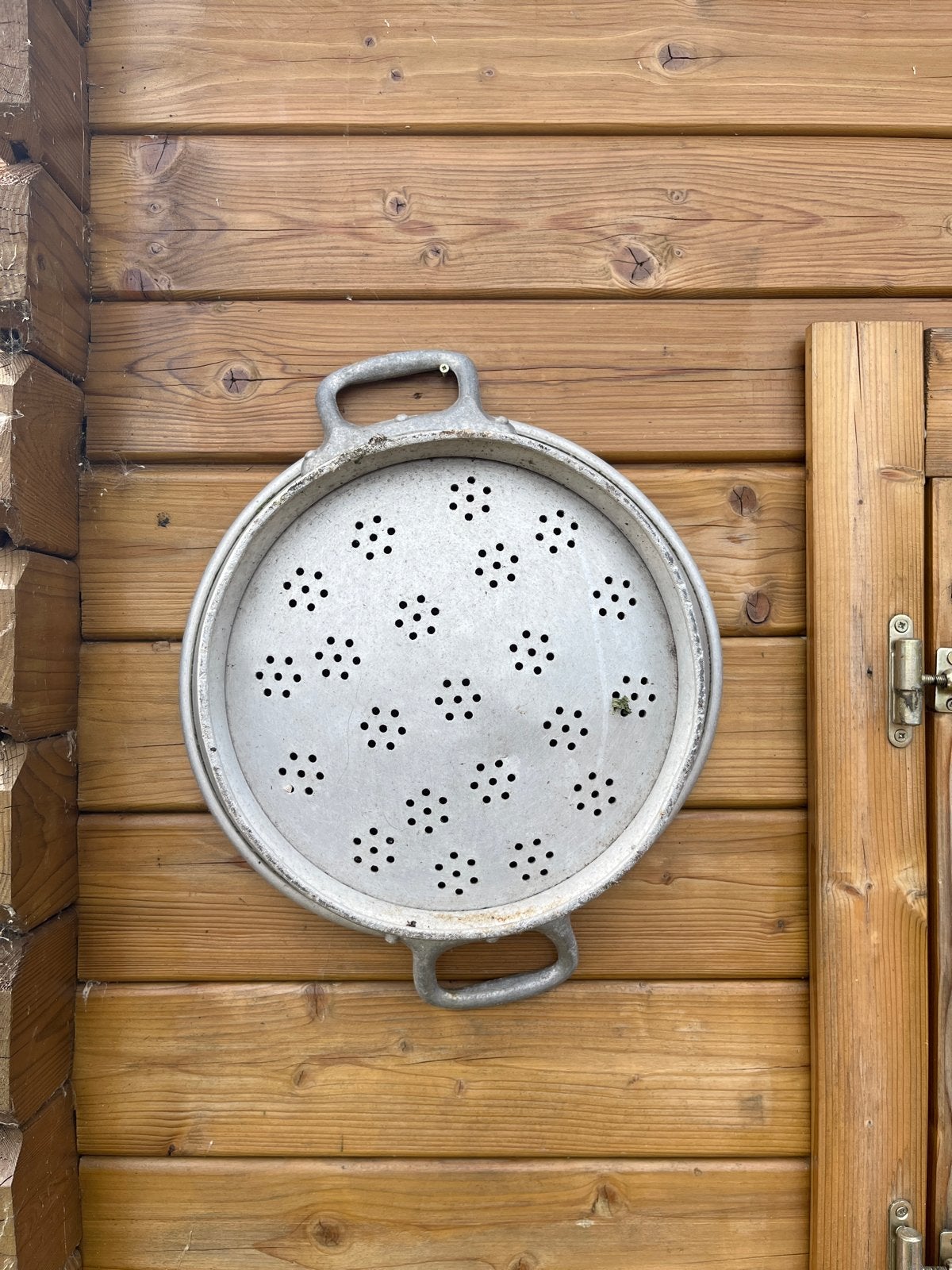 Vintage aluminium vergiet / stoompan, Ophalen