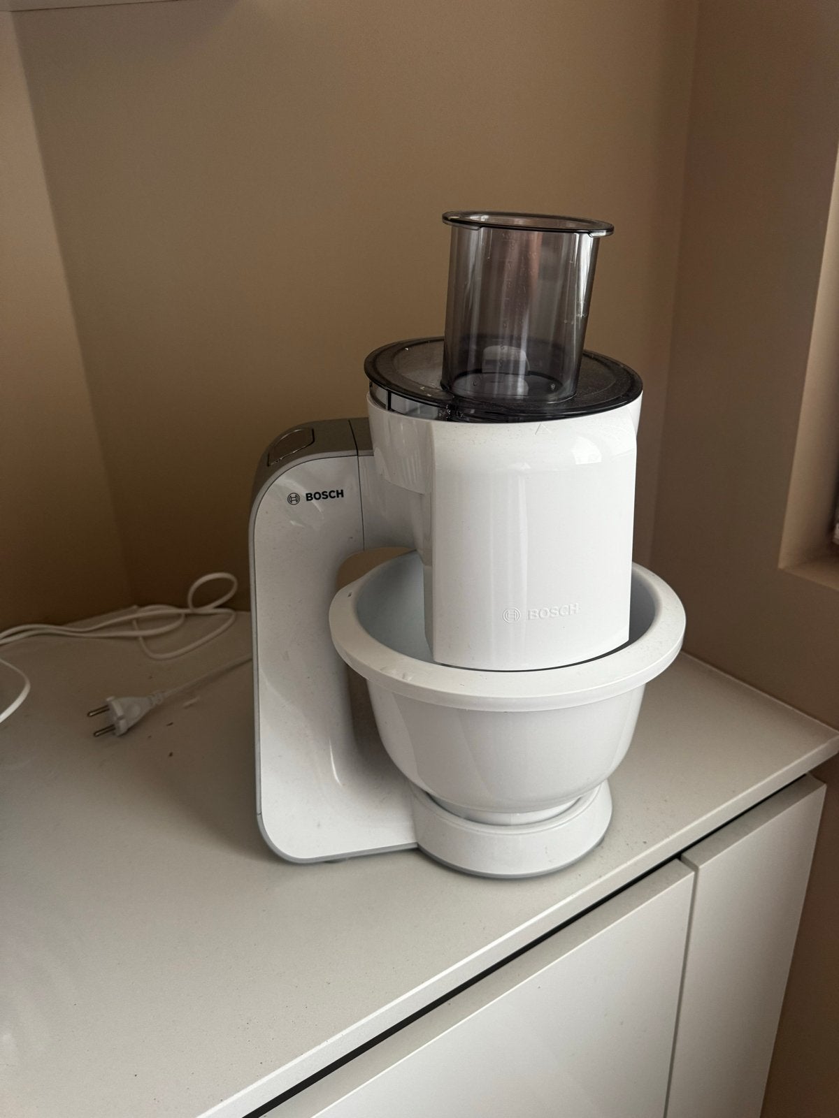 Bosch MUM58243 keukenmachine - Slechts 5x gebruikt!, 4 liter of meer, Ophalen, Zo goed als nieuw, 3 snelheden of meer