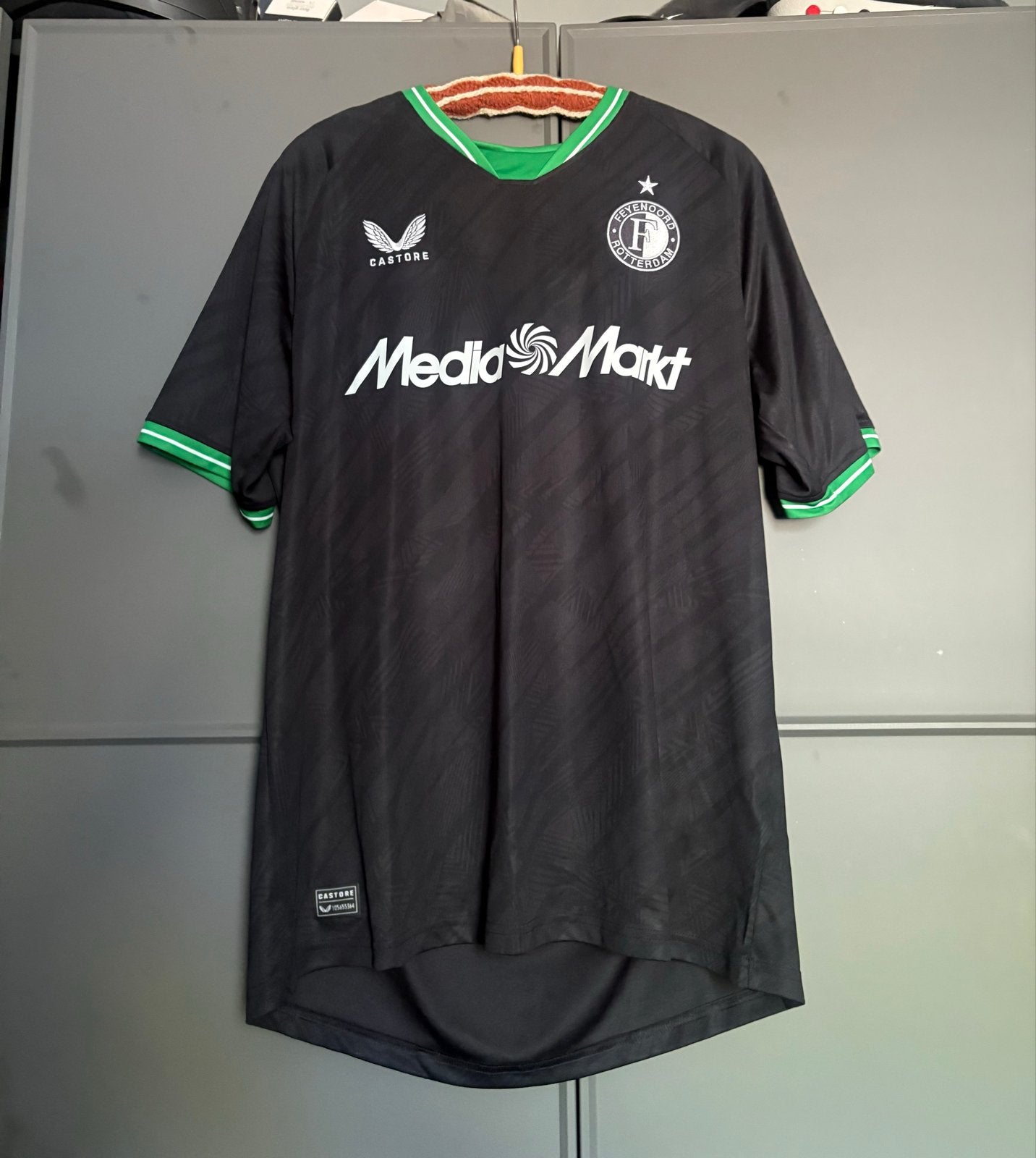 Feyenoord Uitshirt 2024/2025 - Maat XL NIEUW, Ophalen, Zwart, Voetbal, Maat 56/58 (XL)