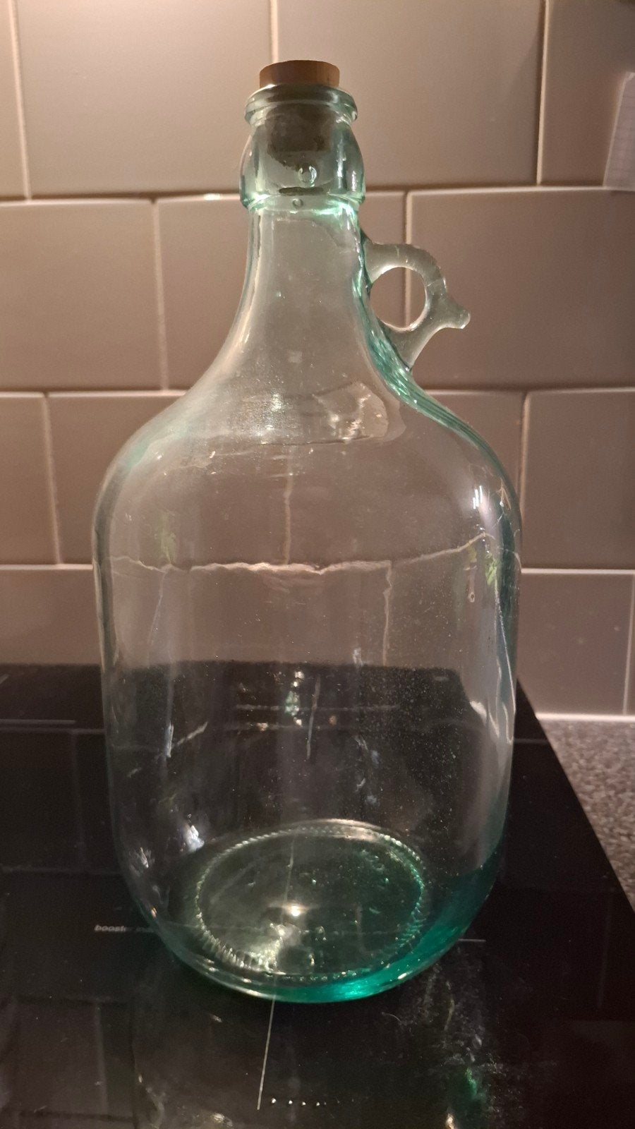 glazen fles met kurk - Decoratieve karaf, Ophalen, Nieuw