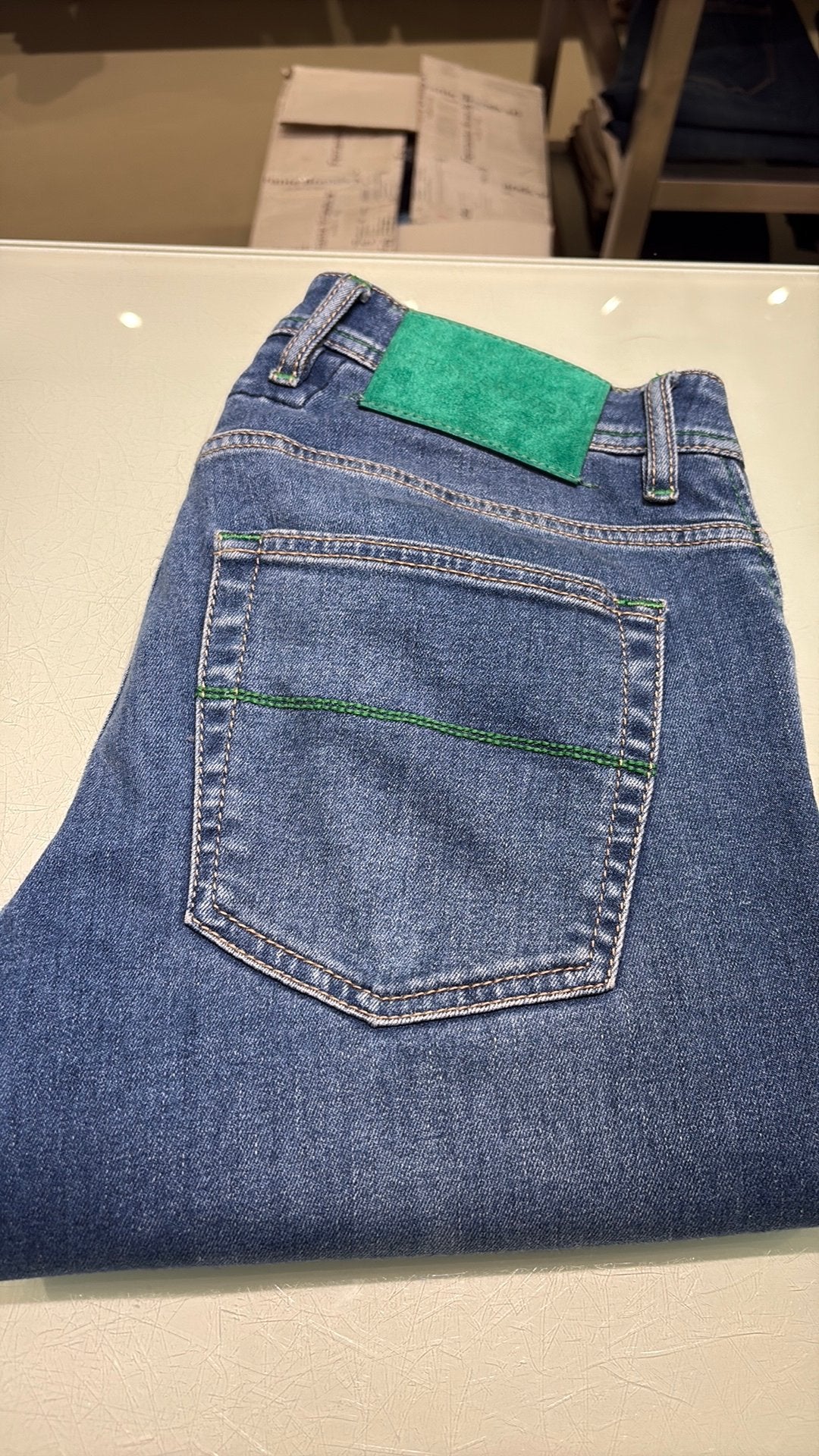 Tramarossa blauwe stretch jeans maat 30 Made in Italy, Kleding | Heren, Ophalen of Verzenden, Gedragen, Blauw, W32 (confectie 46) of kleiner