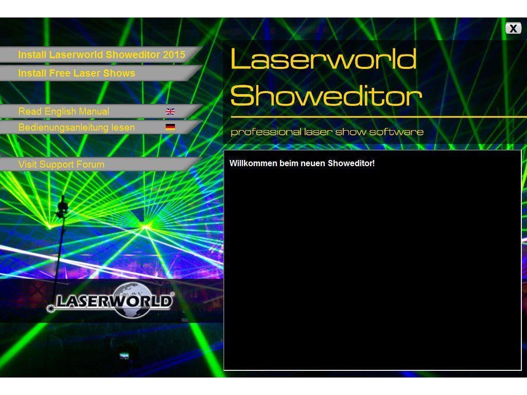 LASERWORLD ShowNET incl. Showeditor Lasershow Software, Geluidgestuurd, ., Nieuw, Ophalen of Verzenden
