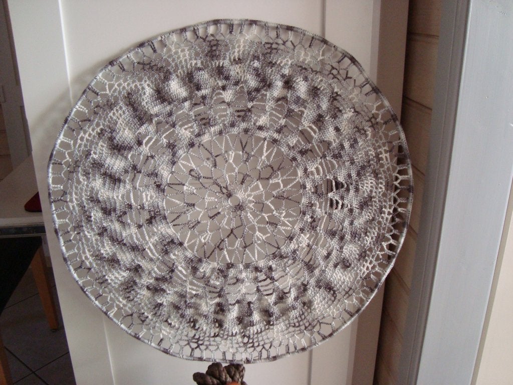 Mandela 53 cm handwerk, Ophalen of Verzenden, Nieuw, Grijs, Decoratieobject