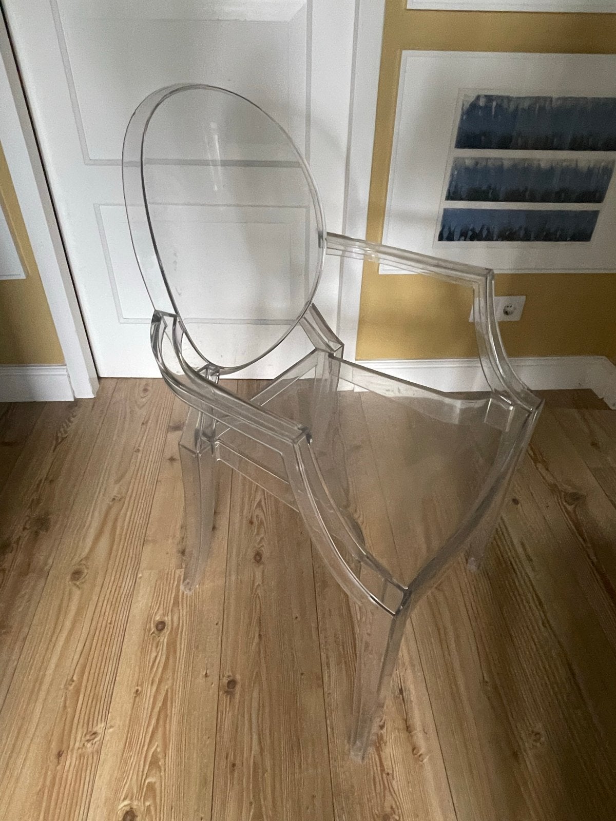 2 x Kartell Louis Ghost Stoel - Philippe Starck Design, Ophalen, Kunststof, Gebruikt, Overige kleuren
