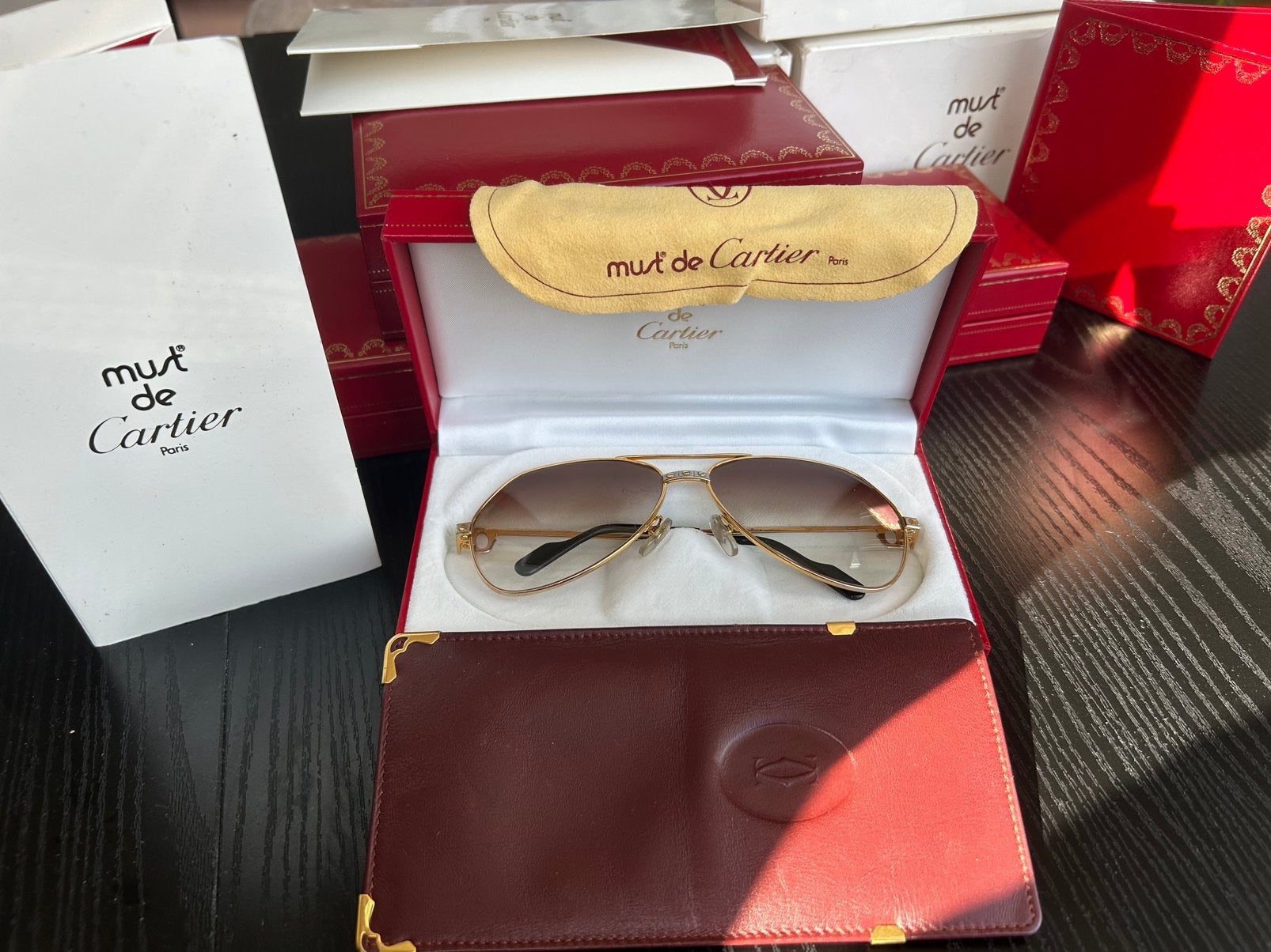 Cartier Santos bril, Overige merken, Overige kleuren, Ophalen of Verzenden, Zo goed als nieuw