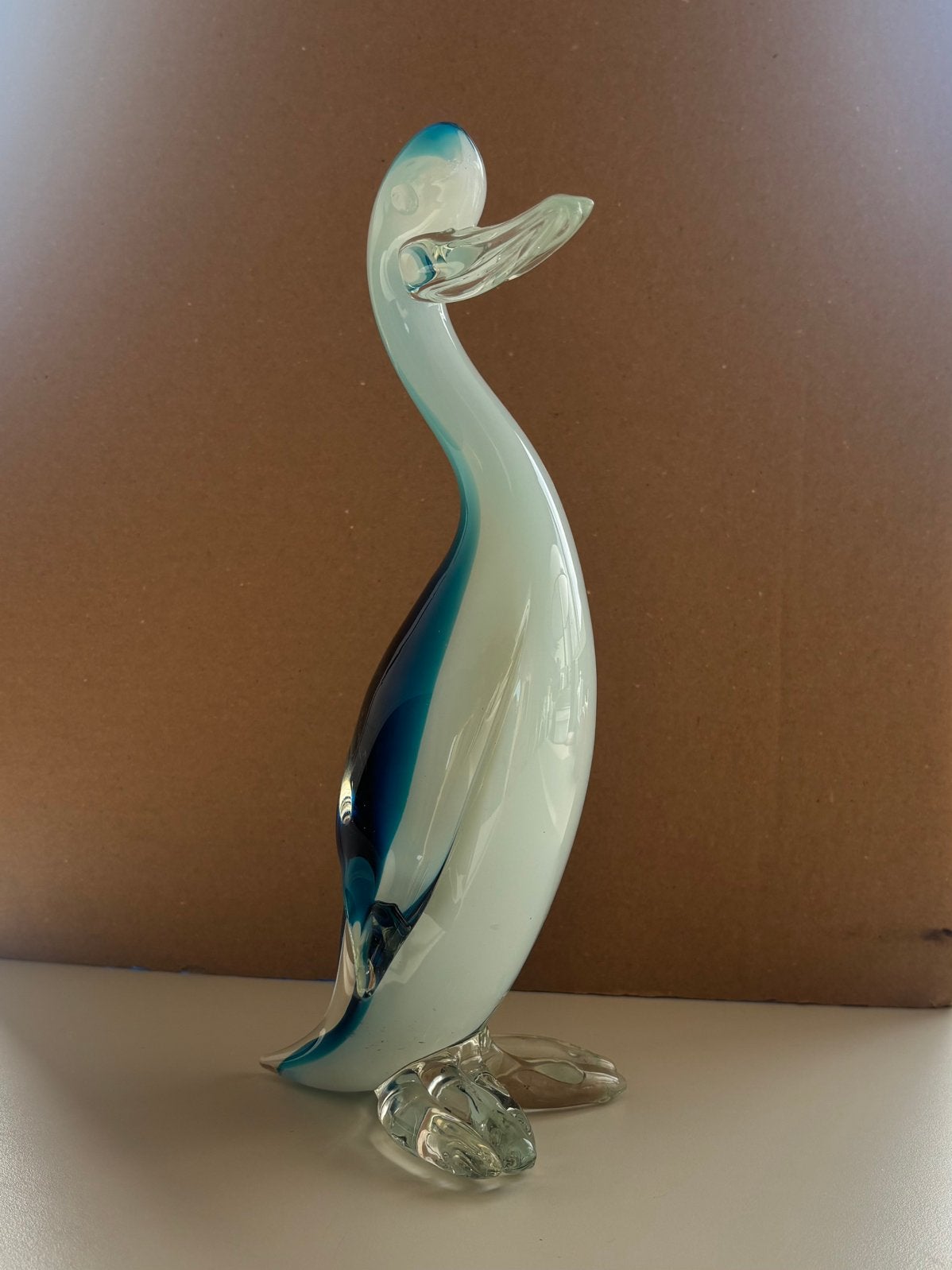 Gans van murano glas, Ophalen of Verzenden, Zo goed als nieuw, Dier