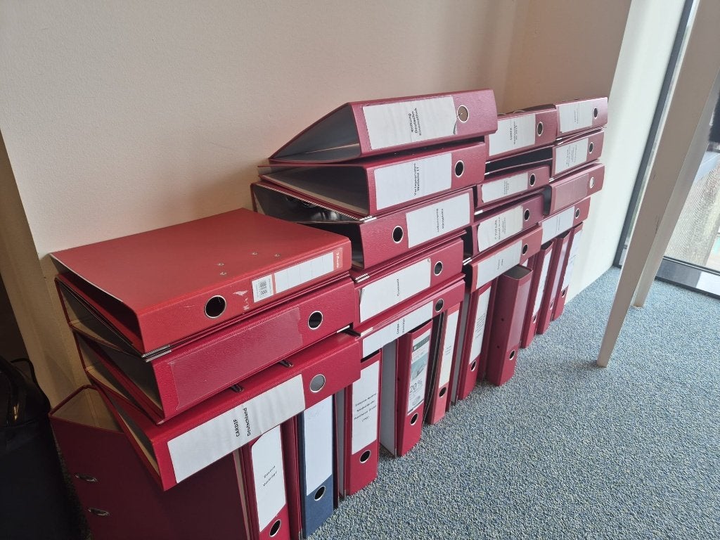 Gratis ophalen Ordners, Diversen, Schrijfwaren, Ophalen, Zo goed als nieuw