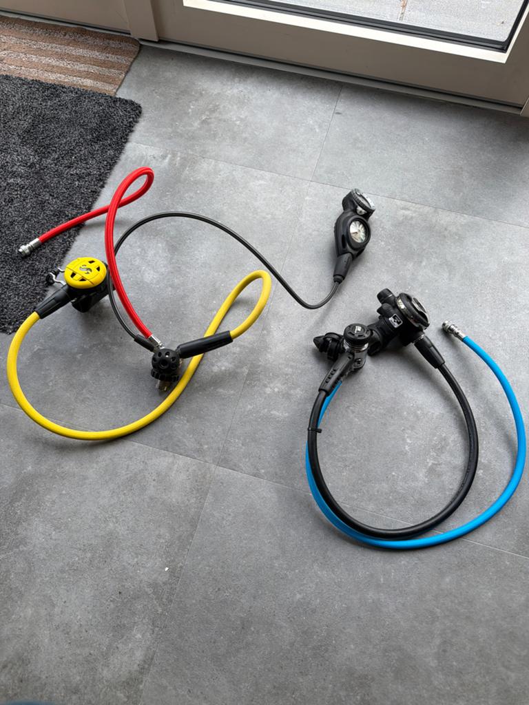 Scubapro Duikregelaars Set met Suunto Console, Ophalen of Verzenden, Gebruikt, Overige typen