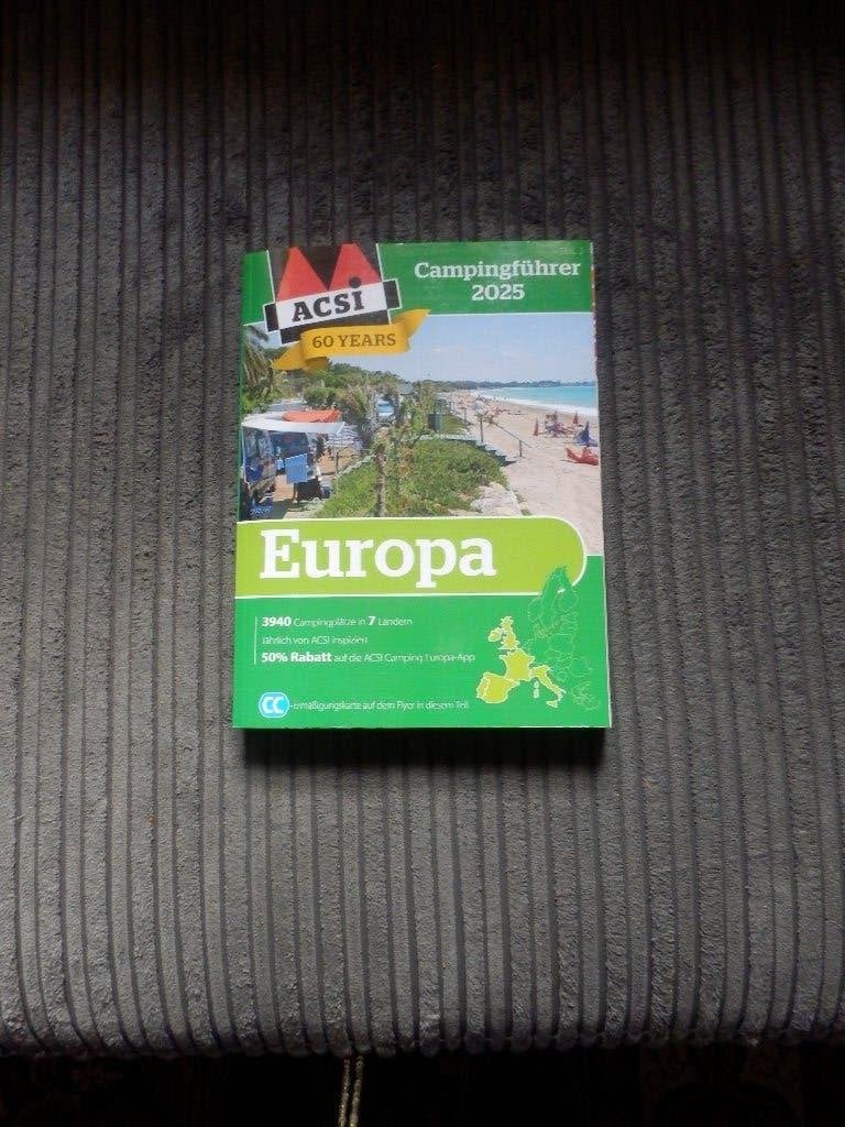 ACSI Campingführer Europa 2025, Overige merken, Europa, Ophalen of Verzenden, Zo goed als nieuw