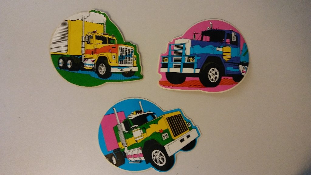 Vrachtwagen truck vintage logo stickers sticker transport, Verzamelen, Ophalen of Verzenden, Zo goed als nieuw, Overige typen