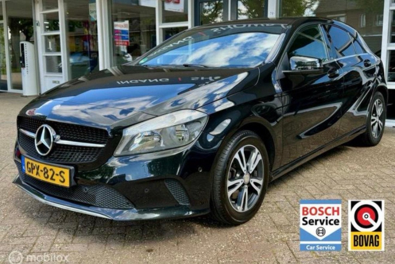Mercedes-Benz A-Klasse A180  Prestige 2016 Zwart, Auto's, Voorwielaandrijving, Zwart, 4 cilinders, 1595 cc