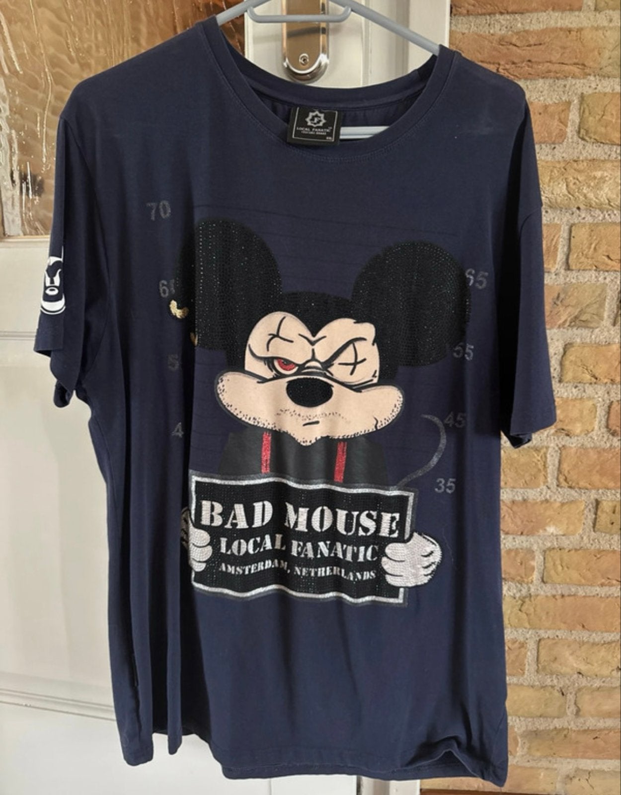 Zeldzaam Local Fanatic Bad Mouse T-shirt XXL, Kleding | Heren, Ophalen of Verzenden, Gedragen, Overige maten, Blauw