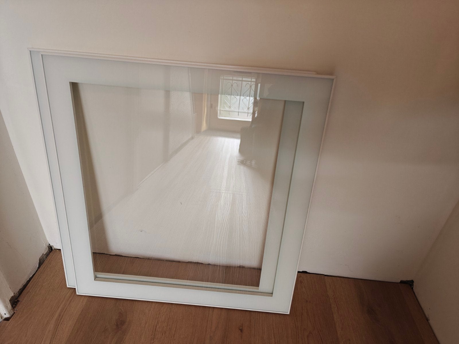 IKEA Besta - Glassvik vitrine deur - wit, Doe-het-zelf en Verbouw, Ophalen, Gebruikt, Minder dan 80 cm, Minder dan 80 cm