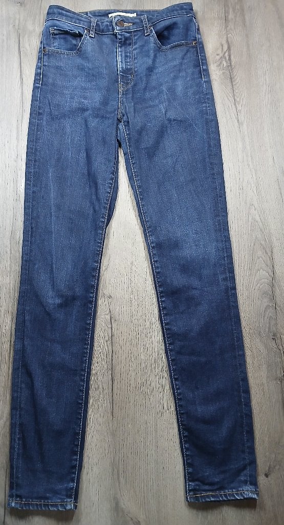 Levi’s 721 High Rise Skinny, Blauw, Ophalen of Verzenden, Zo goed als nieuw, W27 (confectie 34) of kleiner