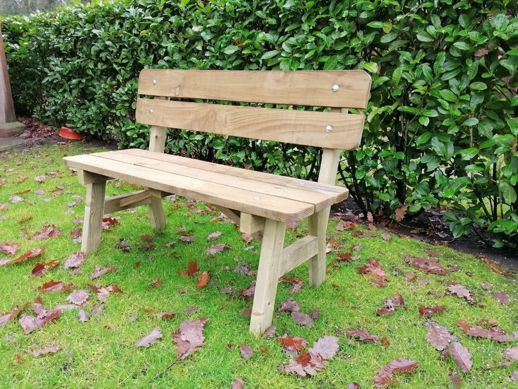 Stevige tuinbank in diverse maten, Ophalen, Nieuw, Hout