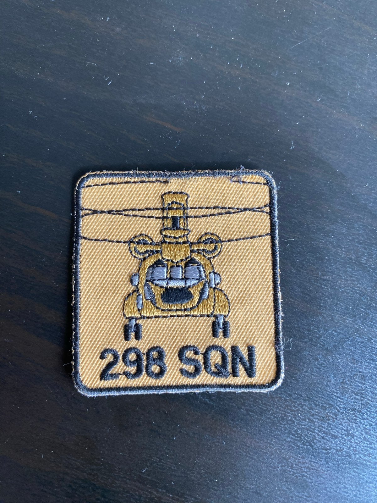 Borstembleem 298 SQN chinook Patch, Verzamelen, Ophalen of Verzenden, Luchtmacht, Nederland, Overige typen
