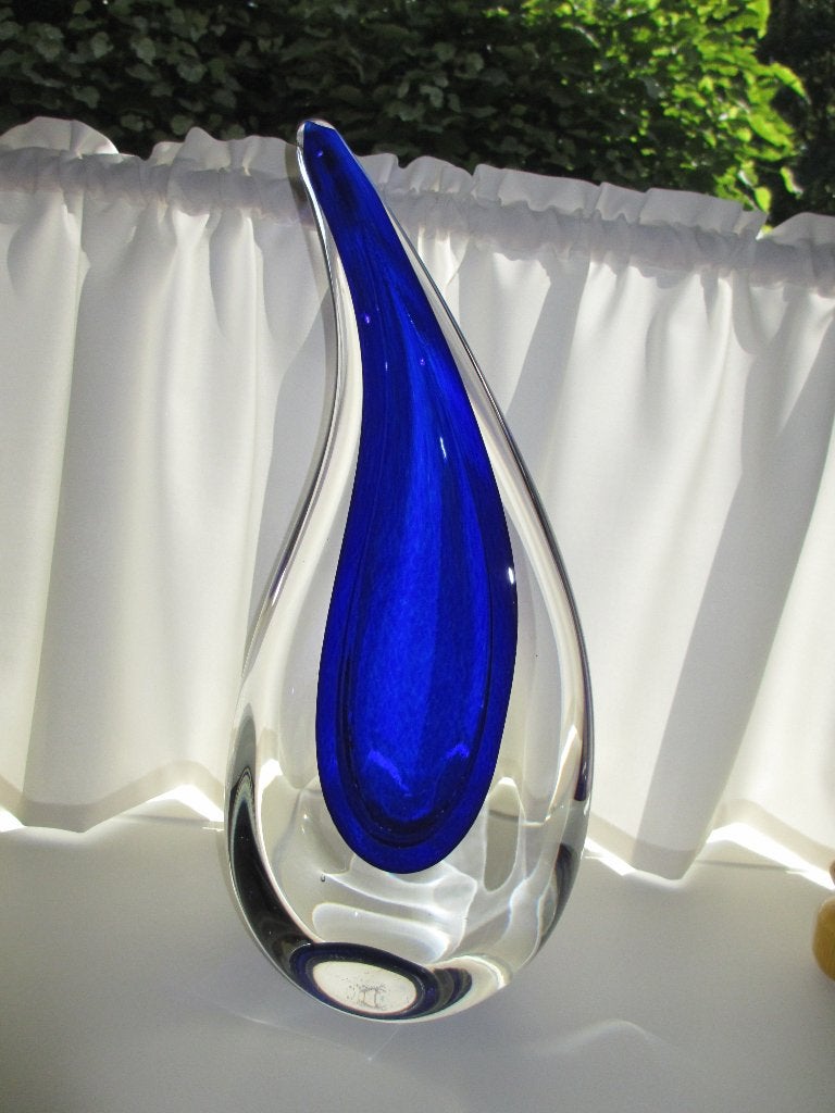 Kunstwerk Henryk Rysz ambachtelijk geblazen glas uit Polen, Antiek en Kunst, Antiek | Glas en Kristal, Ophalen of Verzenden