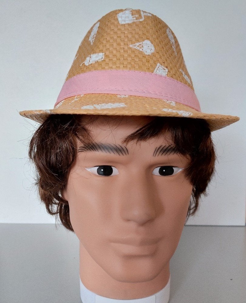 Trilby zomerhoed, maat 54 (nieuw), 55 cm (S, 6⅞ inch) of minder, Hoed, Nieuw, Ophalen of Verzenden