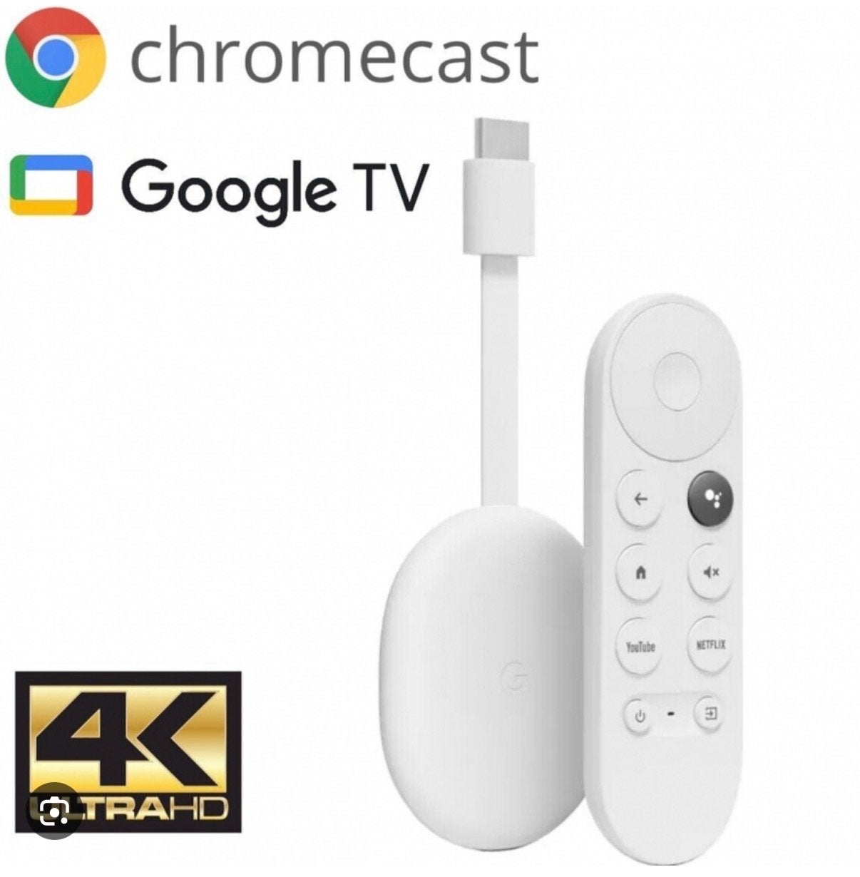 Chromecast met Google TV 4K (GZRNL), Ophalen of Verzenden, Gebruikt, HDMI