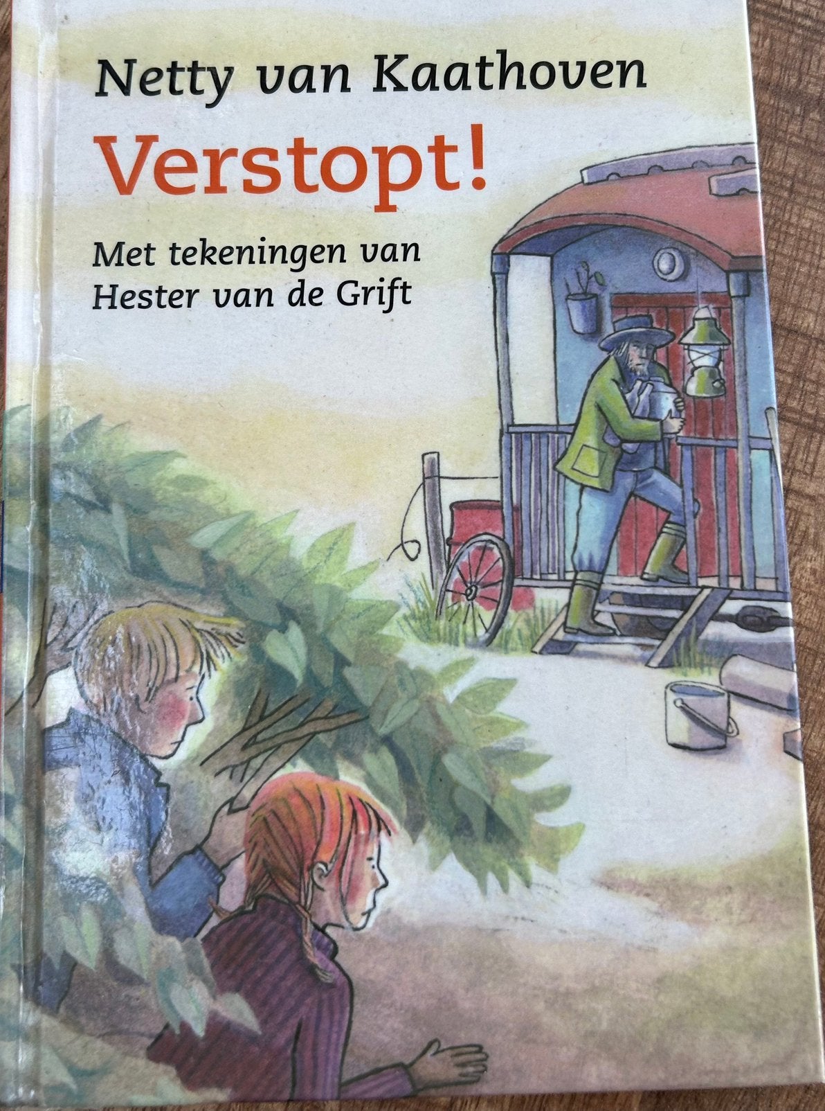Verstopt! Kinderboek over asielzoekers - Netty van Kaathoven, Ophalen of Verzenden, Gelezen