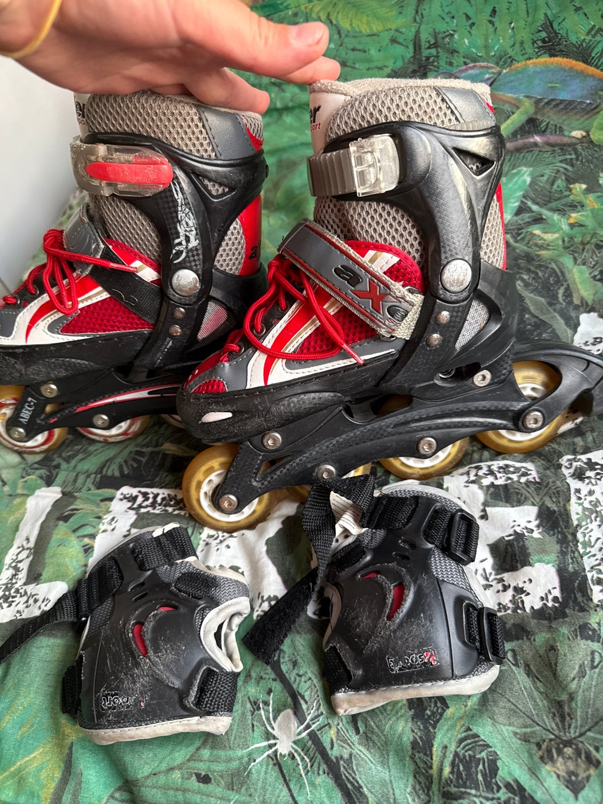 Axer Sport Inline Skates - Maat 30-33 met bescherming, Ophalen of Verzenden, Gebruikt, Overige typen, Overige merken
