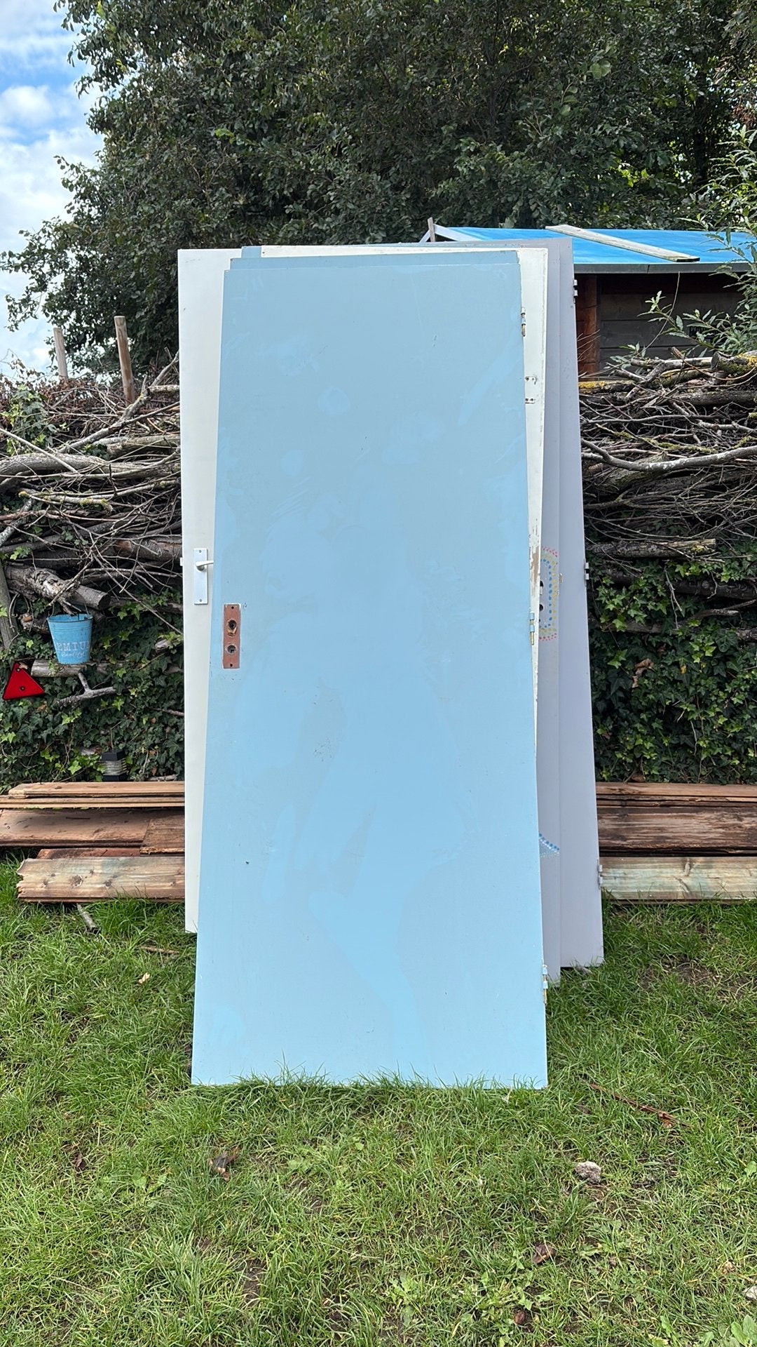 Deuren gratis af te halen, Gebruikt, Binnendeur, Ophalen of Verzenden, 200 tot 215 cm