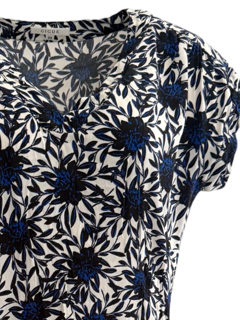 Gigue jurk M, Kleding | Dames, Jurken, Maat 38/40 (M), Blauw, Ophalen of Verzenden, Zo goed als nieuw