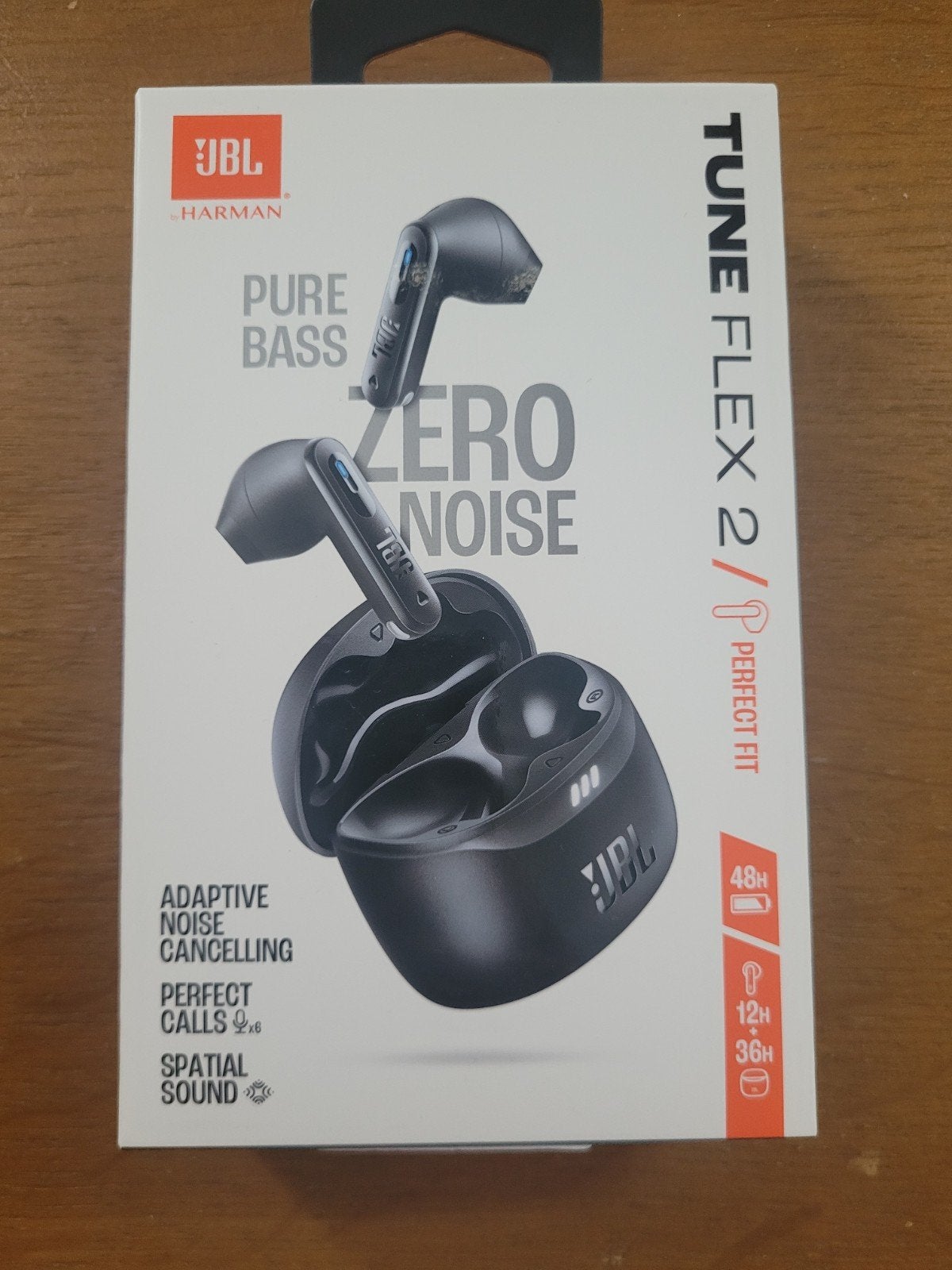 JBL tune flex 2 draadloze oordopjes (nieuw in verpakking), Telecommunicatie, Mobiele telefoons | Oordopjes, Zwart, In gehoorgang (in-ear)