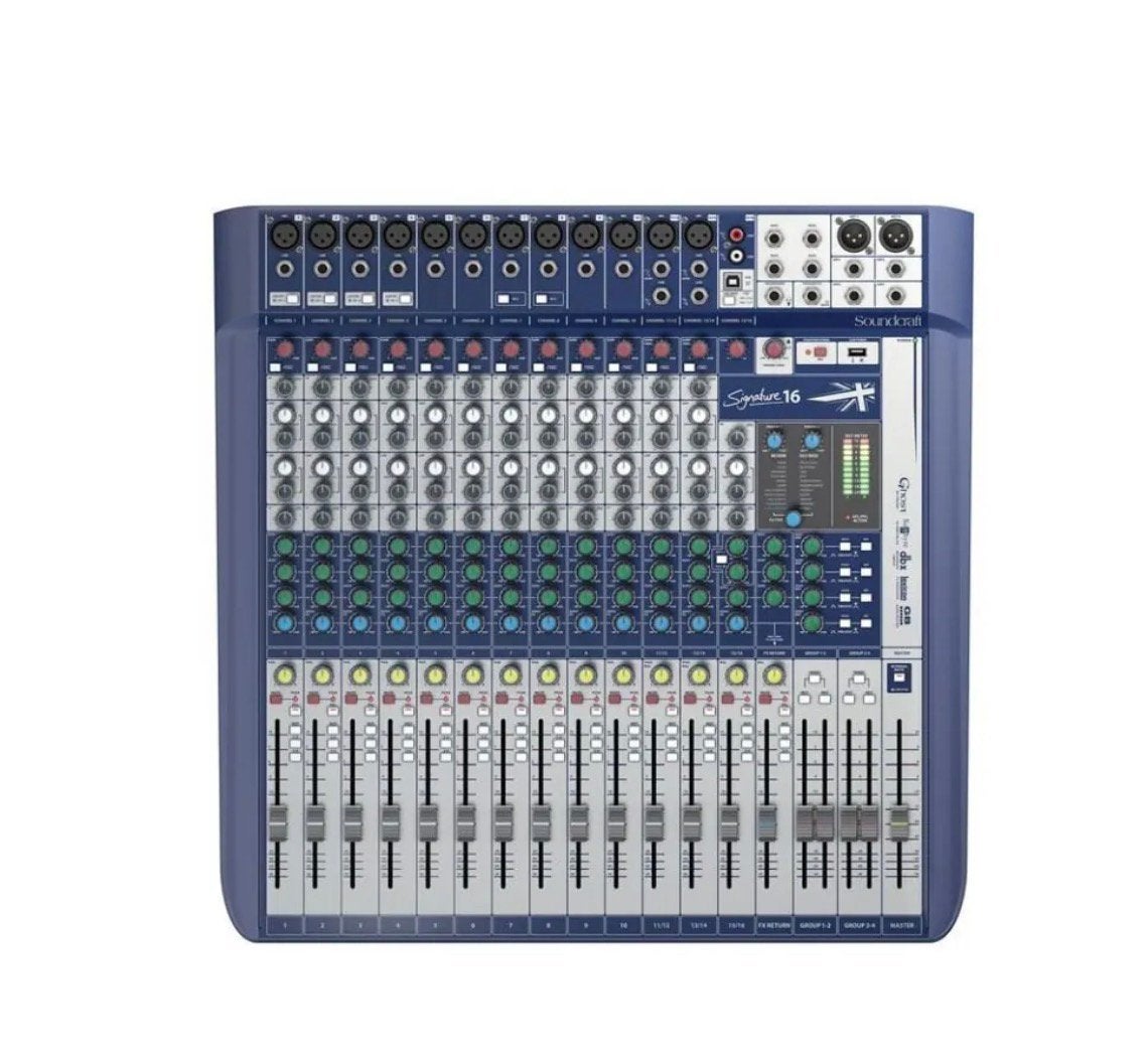 Soundcraft signature 16, Muziek en Instrumenten, Ophalen, Gebruikt, 10 tot 20 kanalen