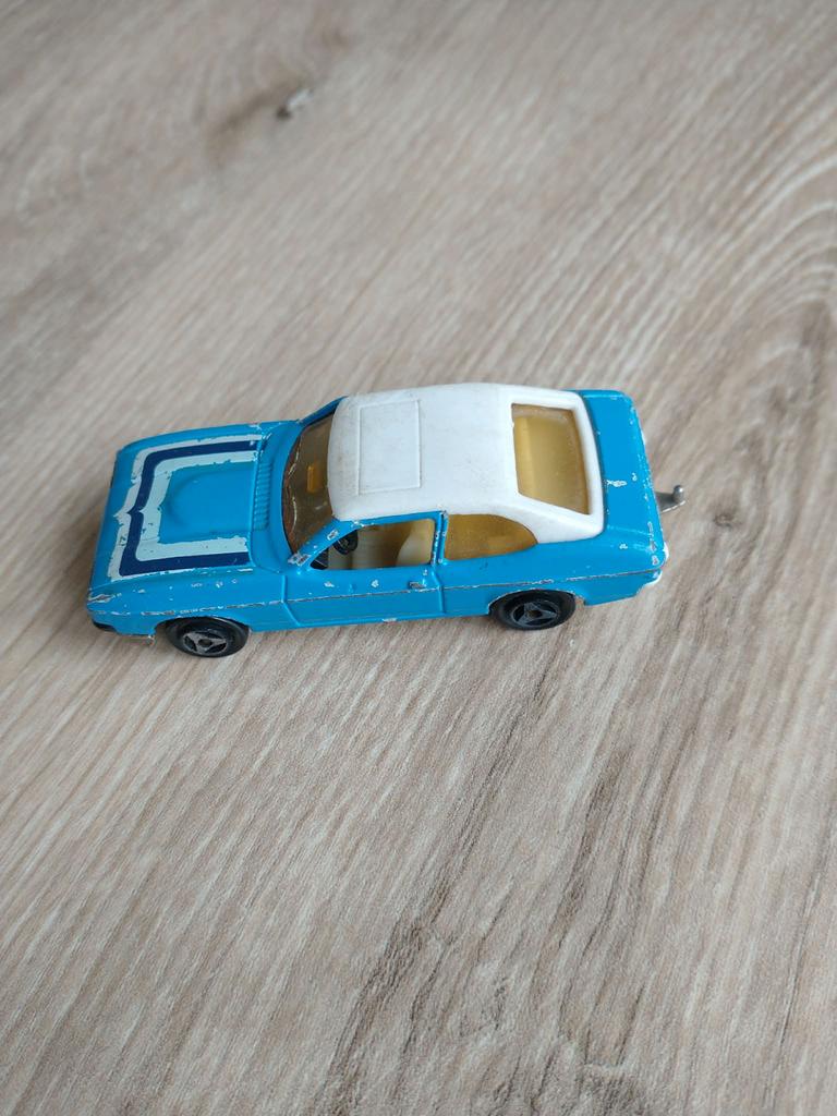 Vintage Majorette Ford Capri Mk2 251 - Blauw, Hobby en Vrije tijd, Ophalen of Verzenden, Gebruikt, Auto, Majorette