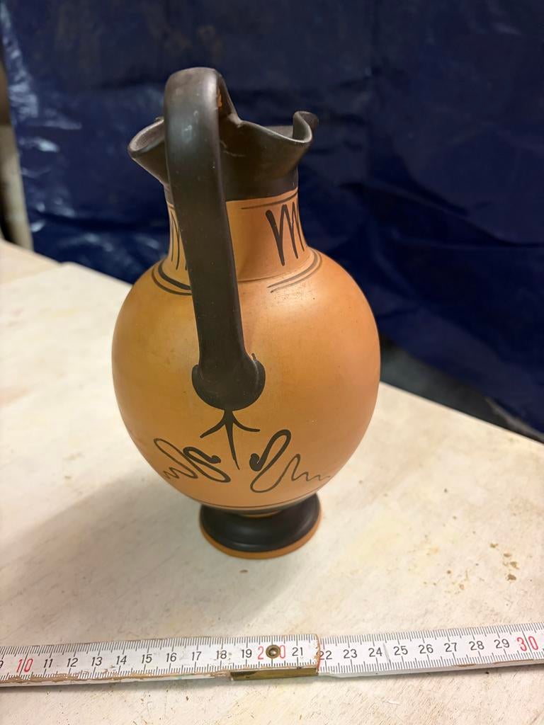 Griekse amfoor replica - Handgemaakt aardewerk, Antiek en Kunst, Antiek | Vazen, Ophalen