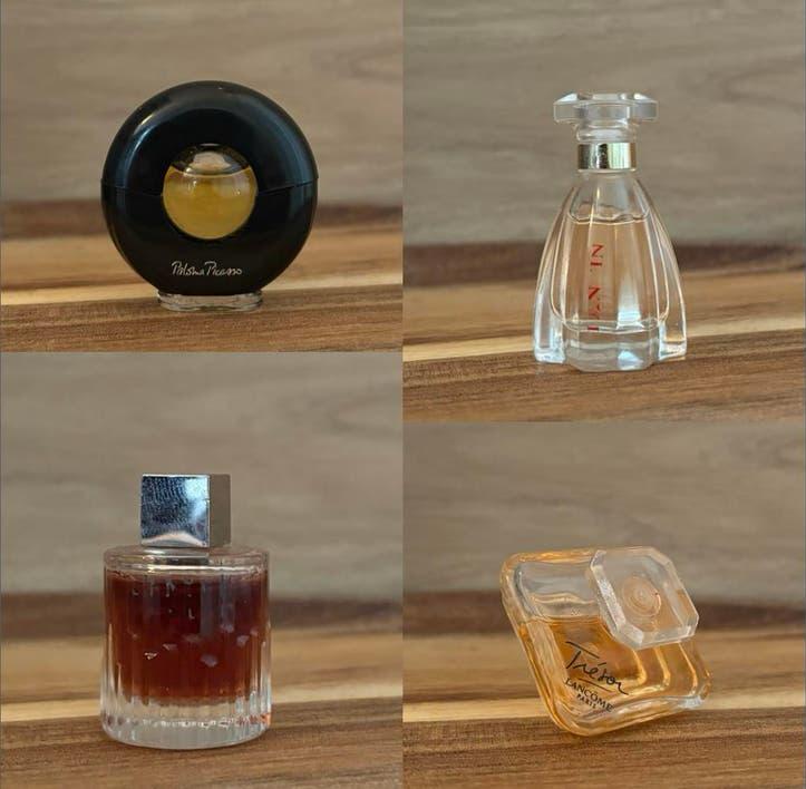 4 x Miniatuur - Jimmy Choo, Lancome, Lavin & Paloma Picasso, Verzenden