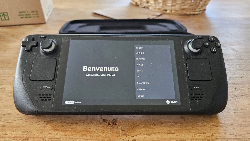 Valve Steam Deck LCD (1200p, Hall effect, 1TB upgrades), Spelcomputers en Games, Verzenden, Valve, Gebruikt