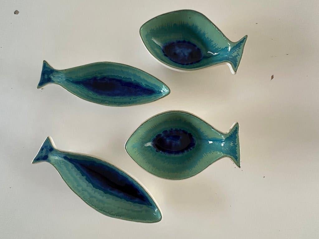 Prachtige set van 4 Casa Fina visschalen GLOEDNIEUW!, Ophalen of Verzenden, Nieuw, Rond, Porselein of Keramiek