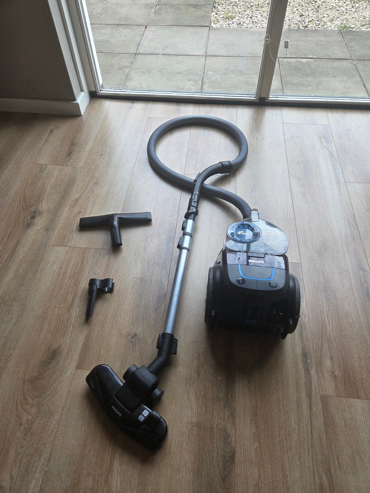 Philips PowerPro Compact Stofzuiger (Zakloos) - Goede staat!, Ophalen, Gebruikt, Philips, Geschikt voor harde vloeren